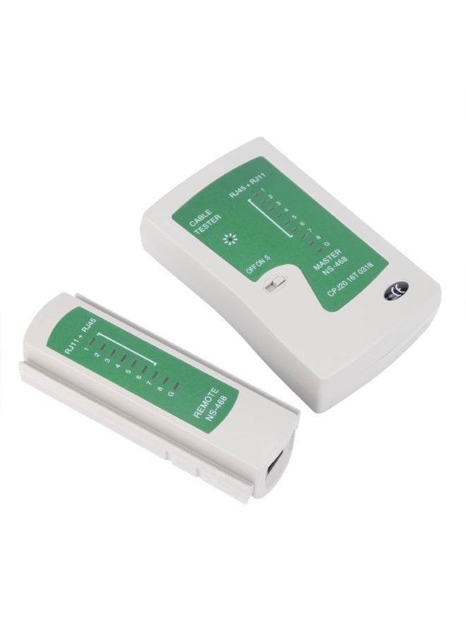 في كوم جهاز اختبار كابل الشبكة RJ45 RJ11 RJ12 Cat5 Cat6 UTP LAN أداة تتبع خط الهاتف - Image 1